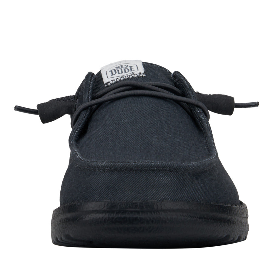 Wendy Stretch Canvas Wide – Black/Black - Image 4