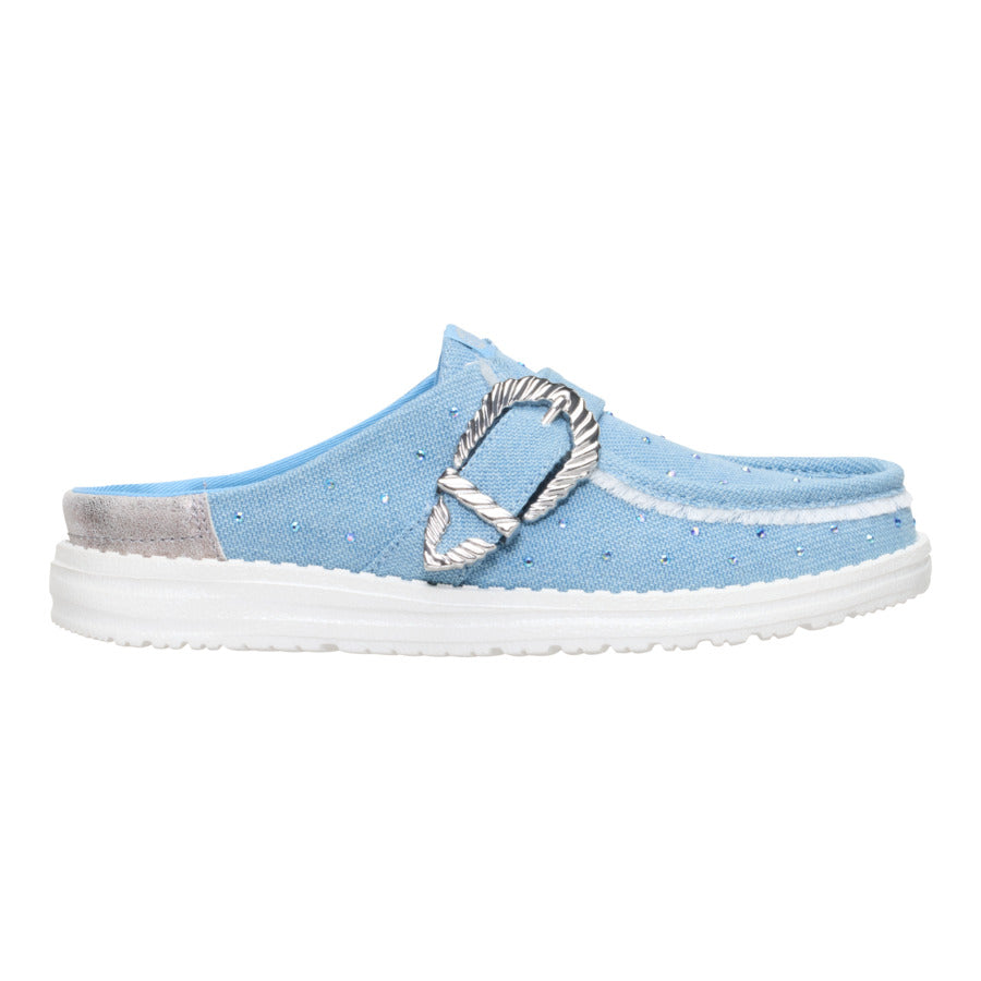 Wendy Slip Buckle Denim – Blue/Multi - Image 8