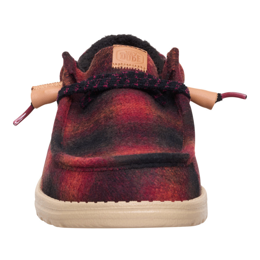 Wally Cozy Plaid – Red Plaid/Black - Image 4