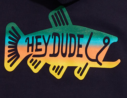 Modern Trout Hoodie – Navy - Image 4